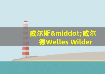 威尔斯·威尔德Welles Wilder